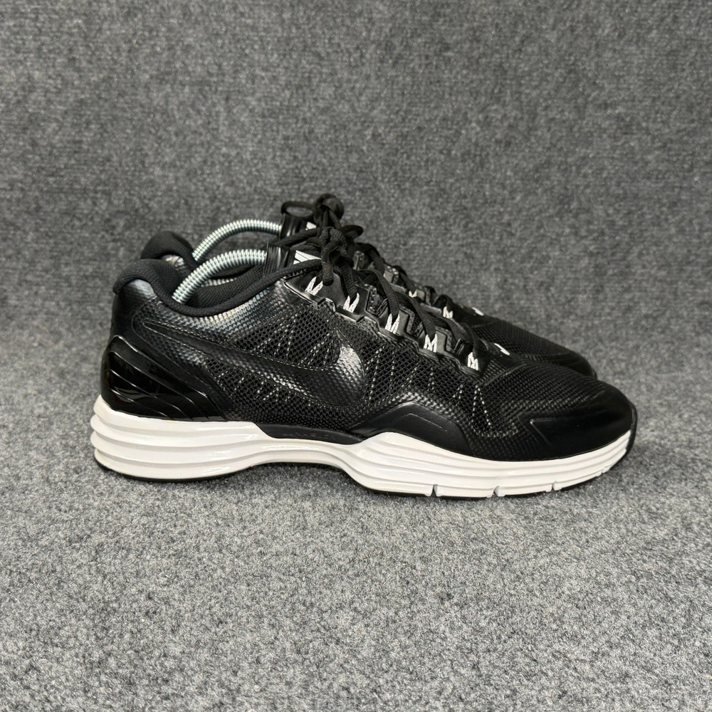 Nike Lunar TR1 Training Shoes Men's 14 Black White Flywire Athletic Running Run